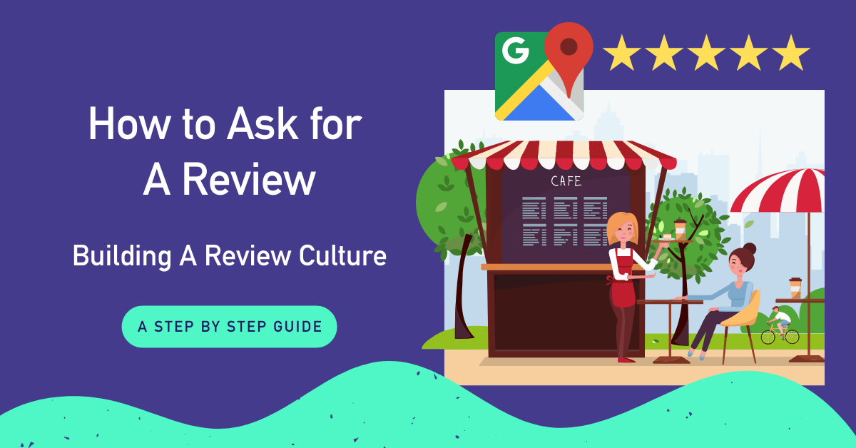 graphic of how to ask for reviews
