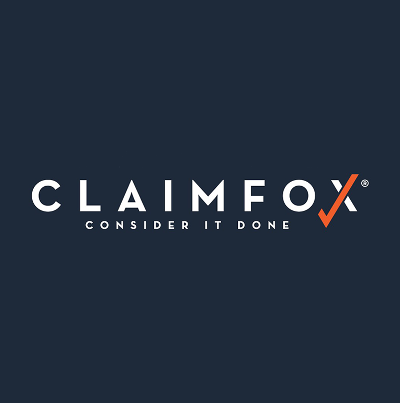 claimfox logo with black background